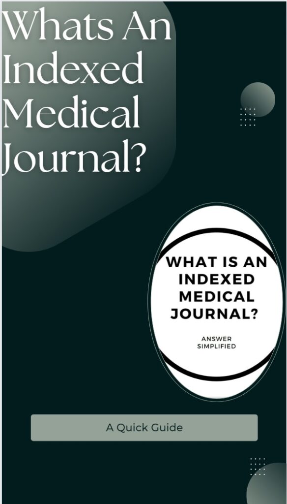indexed medical journals