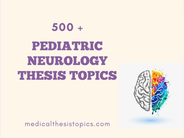 pediatric cardiology thesis topics