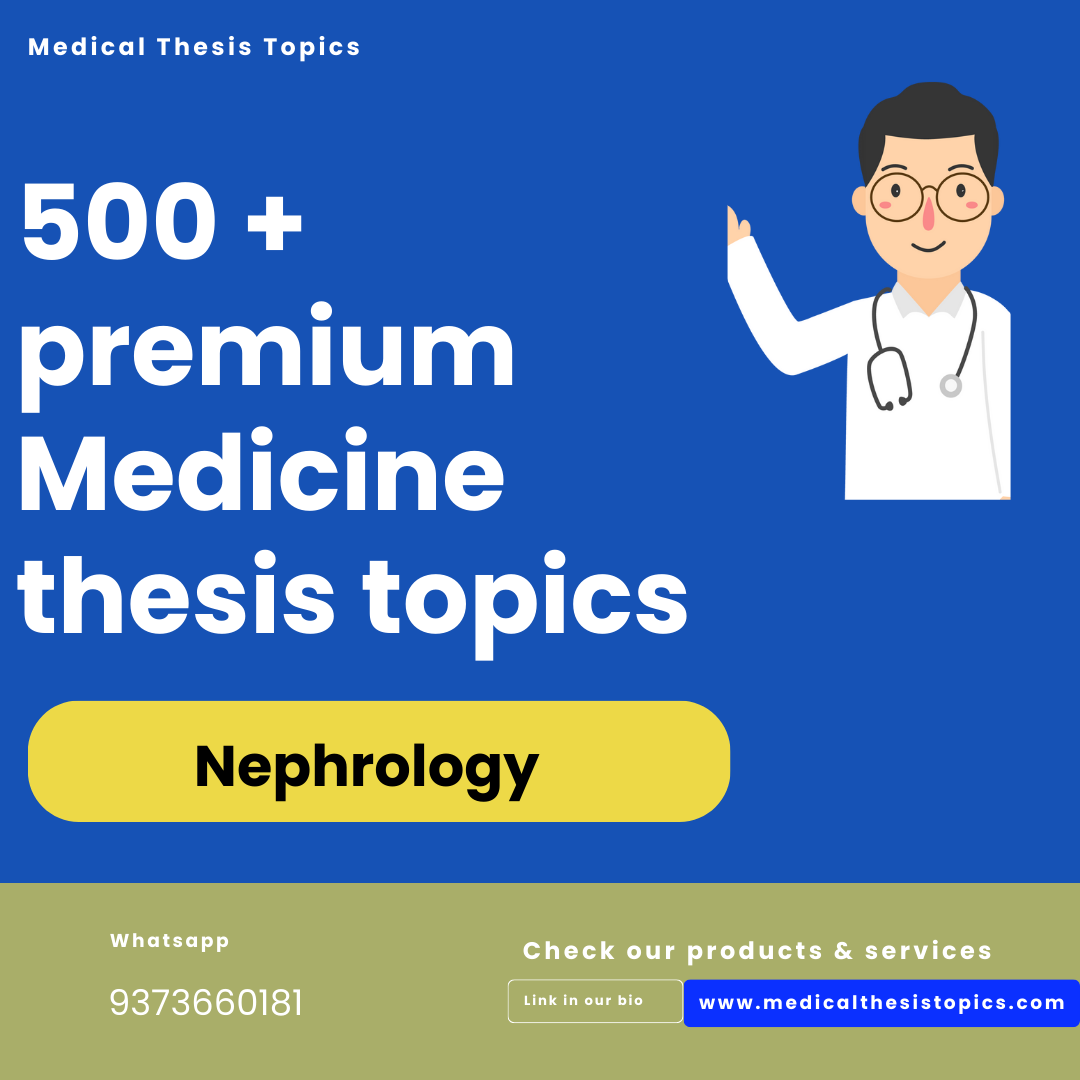 dissertation topics in nephrology