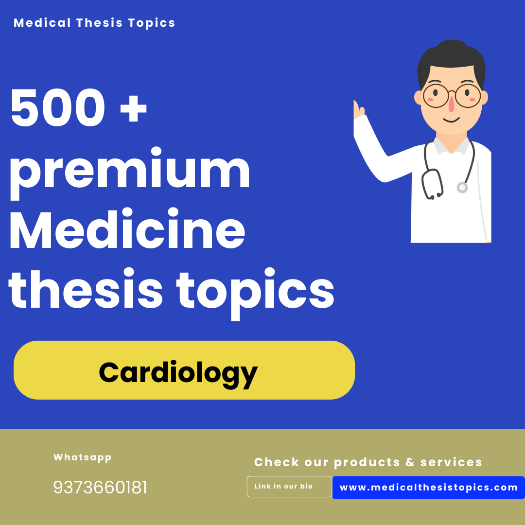 thesis topics on transfusion medicine