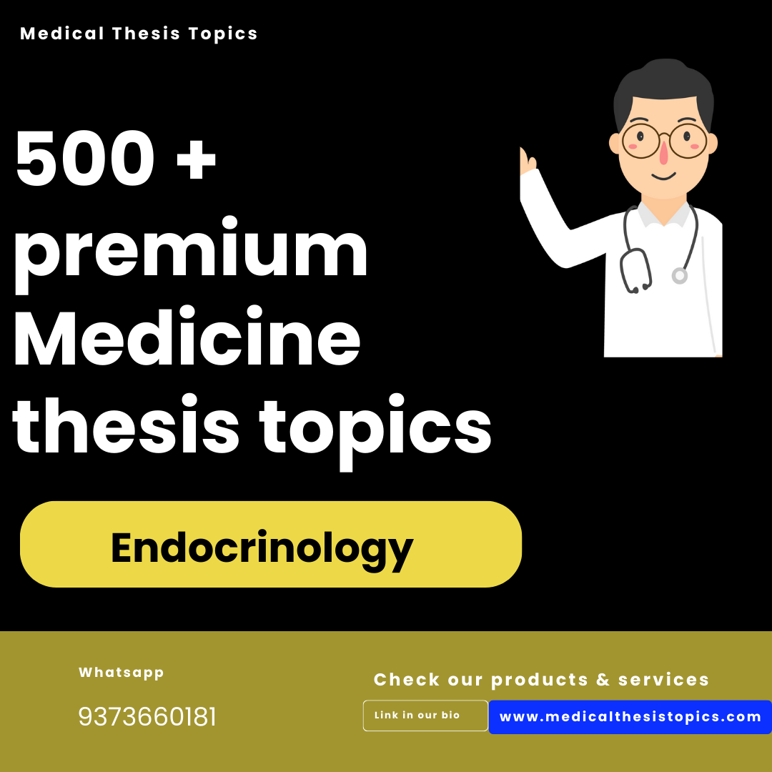 thesis topics endocrinology