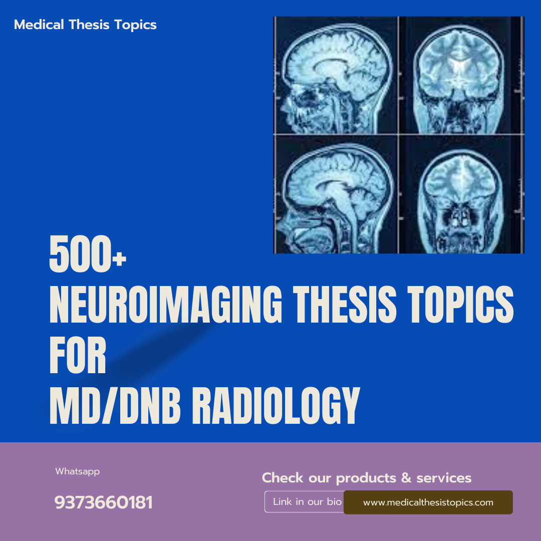 radiology thesis topics manipal university