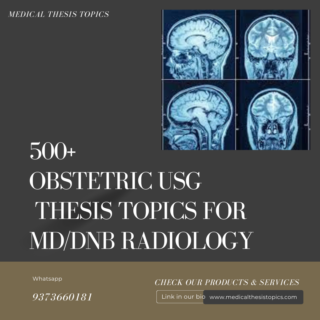 radiography undergraduate thesis topics