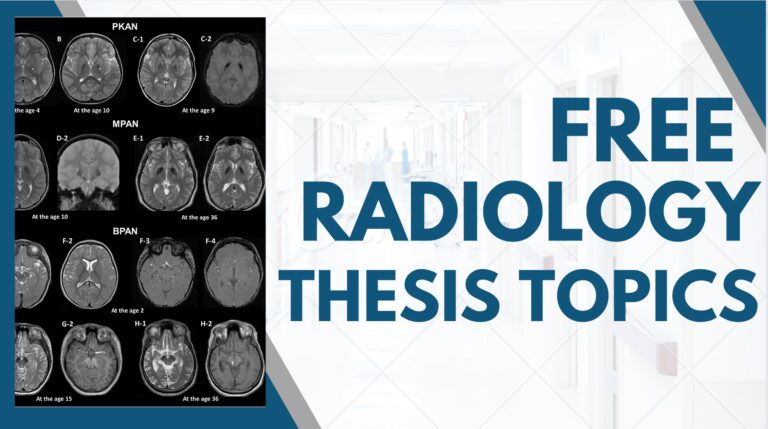 research topics radiography