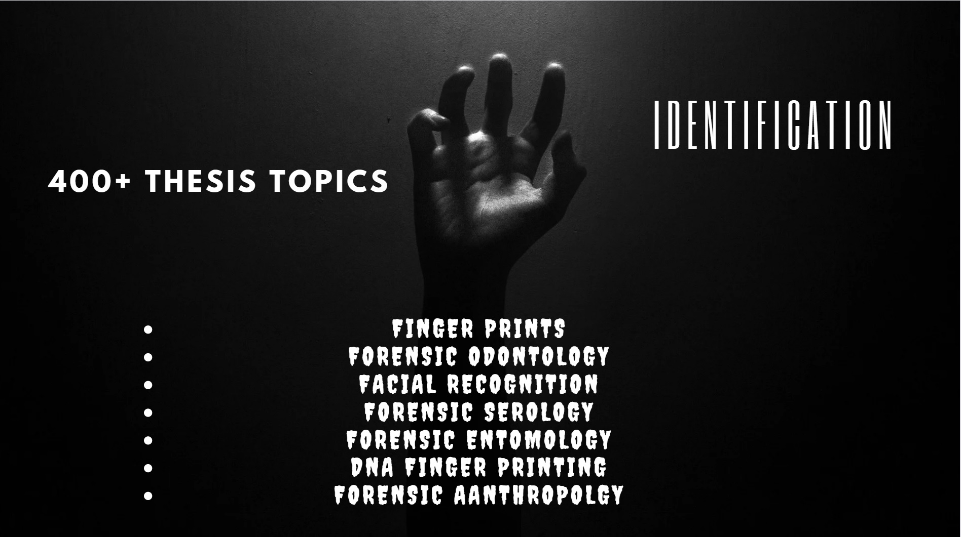 new thesis topics in forensic medicine