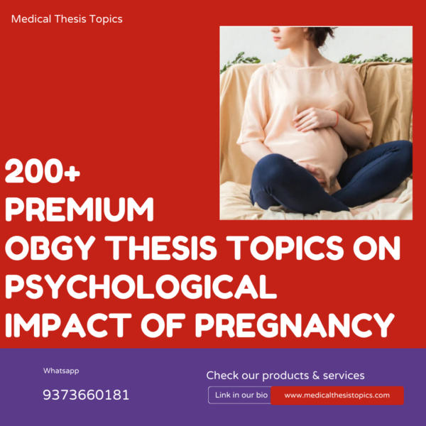 research topics related to pregnancy