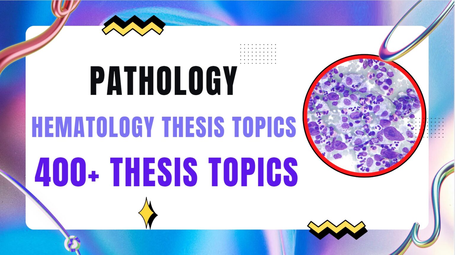 topics of thesis in pathology