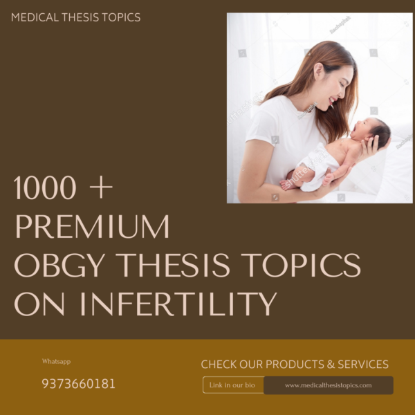 thesis topics of obstetrics and gynaecology