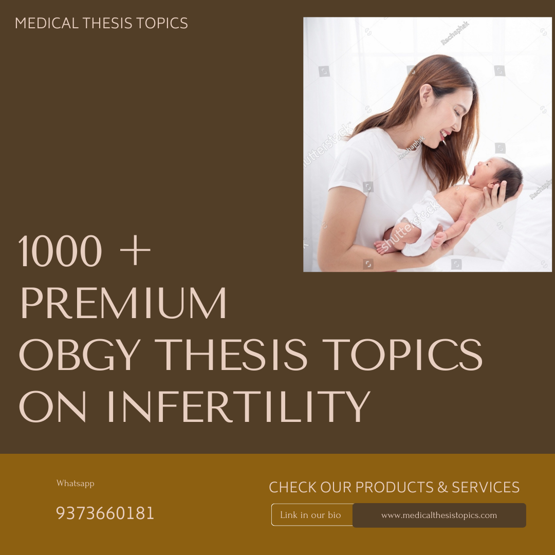thesis topics on infertility