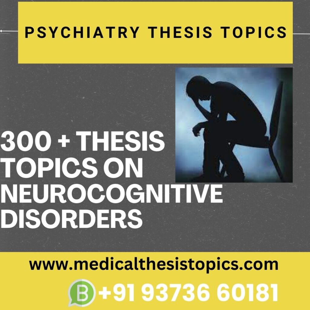 Psychiatry thesis topics