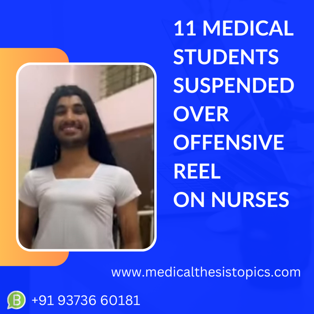Medical students suspended Over Insensitive Reel On Nurses