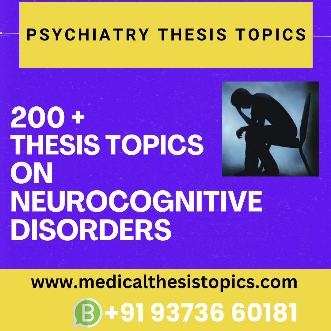 mental disorders research proposal topics