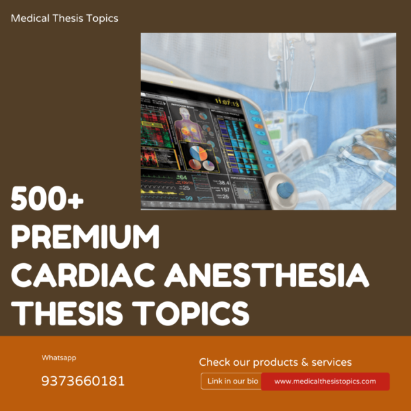 anesthesia thesis topics rxpg