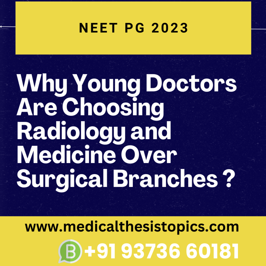 doctors choosing radiology and medicine