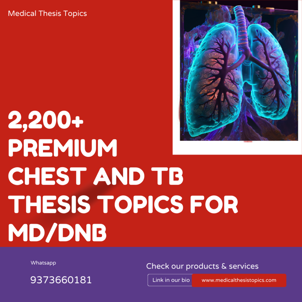 CHEST AND TB THESIS