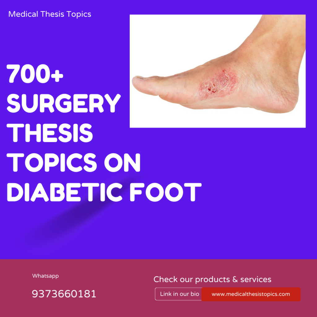 surgical management of diabetic foot