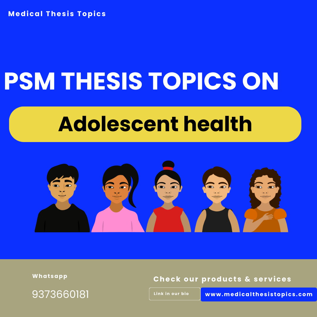 thesis topic for md psm