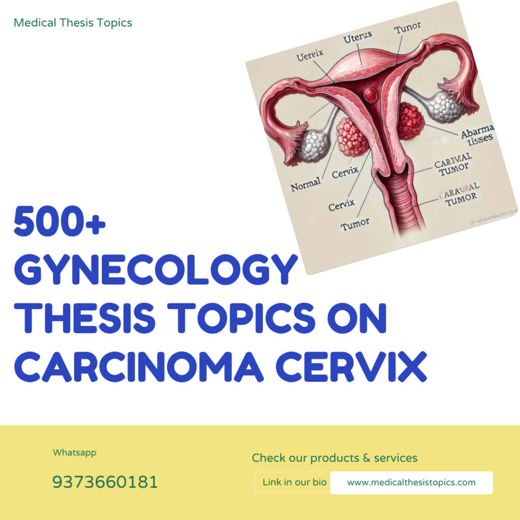 carcinoma cervix thesis topics