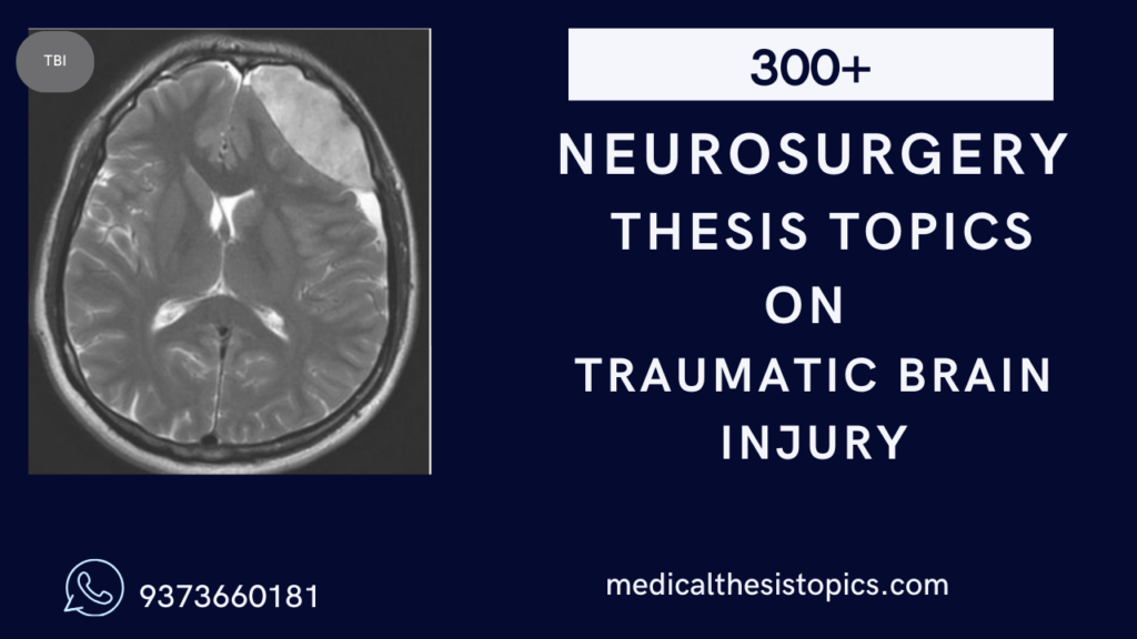 traumatic brain injury thesis topics