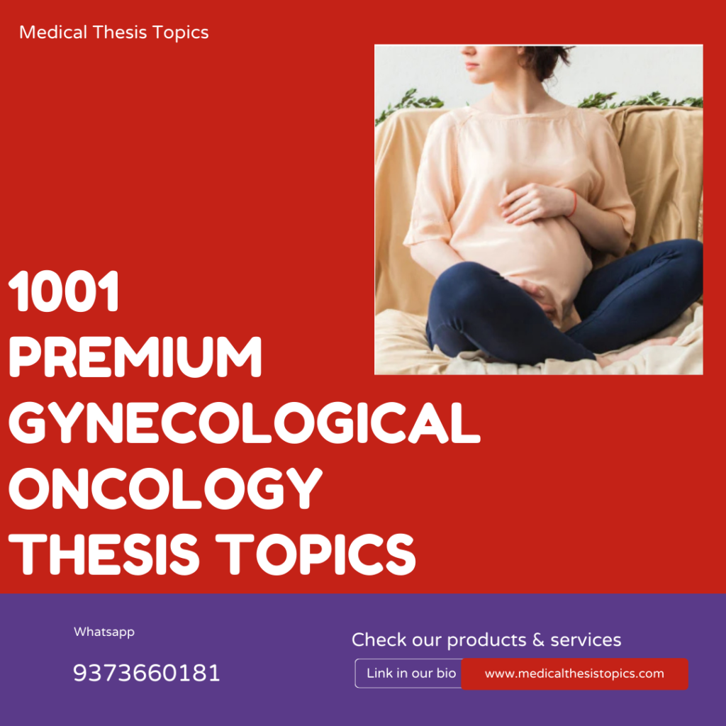 gynecological oncology thesis topics