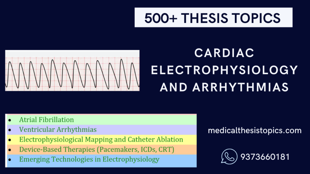 arrhythmia thesis topics