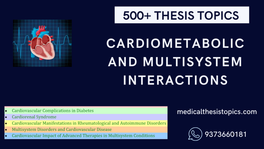 cardiac involvement in systemic diseases thesis topics