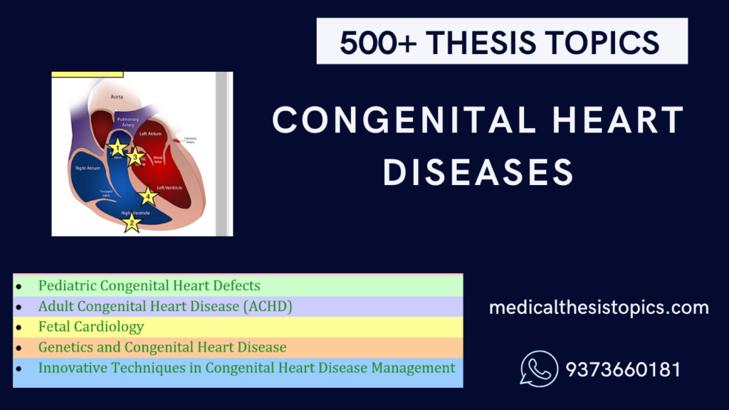 congenital heart diseases thesis topics