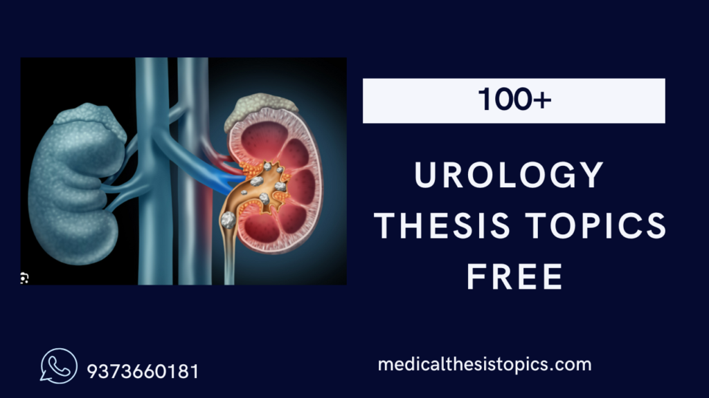 Free Urology Thesis Topics