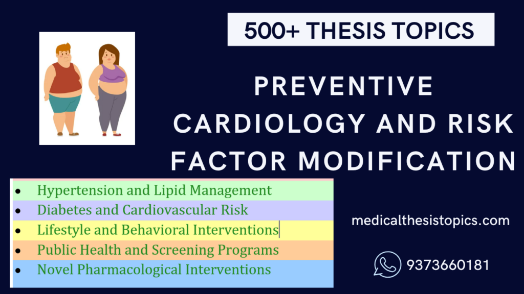 preventive cardiology thesis topics