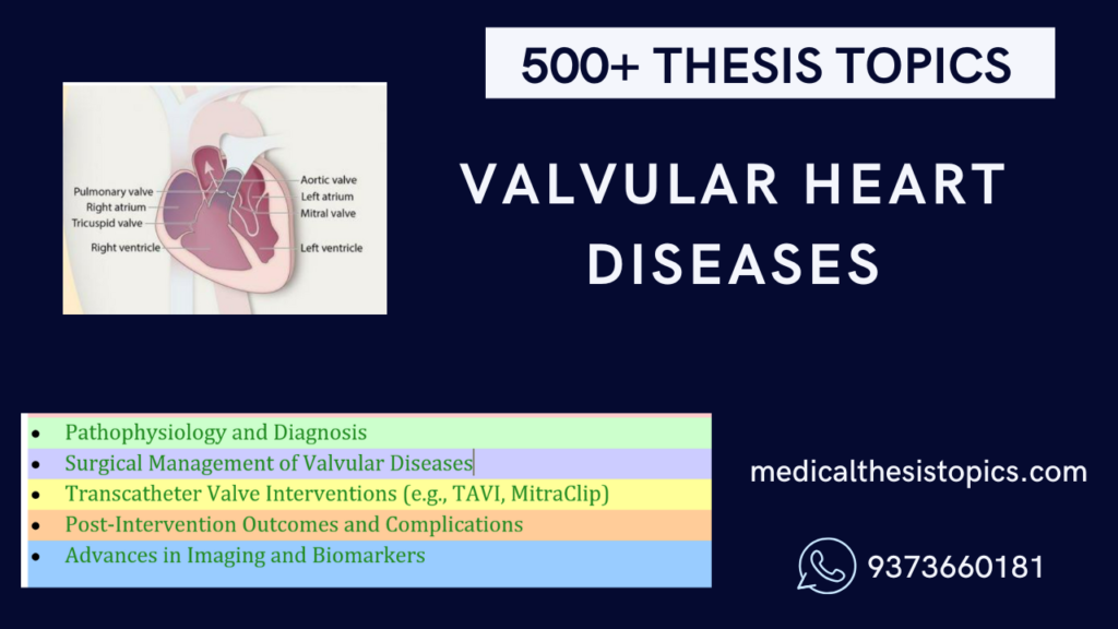 valvular heart diseases thesis topics