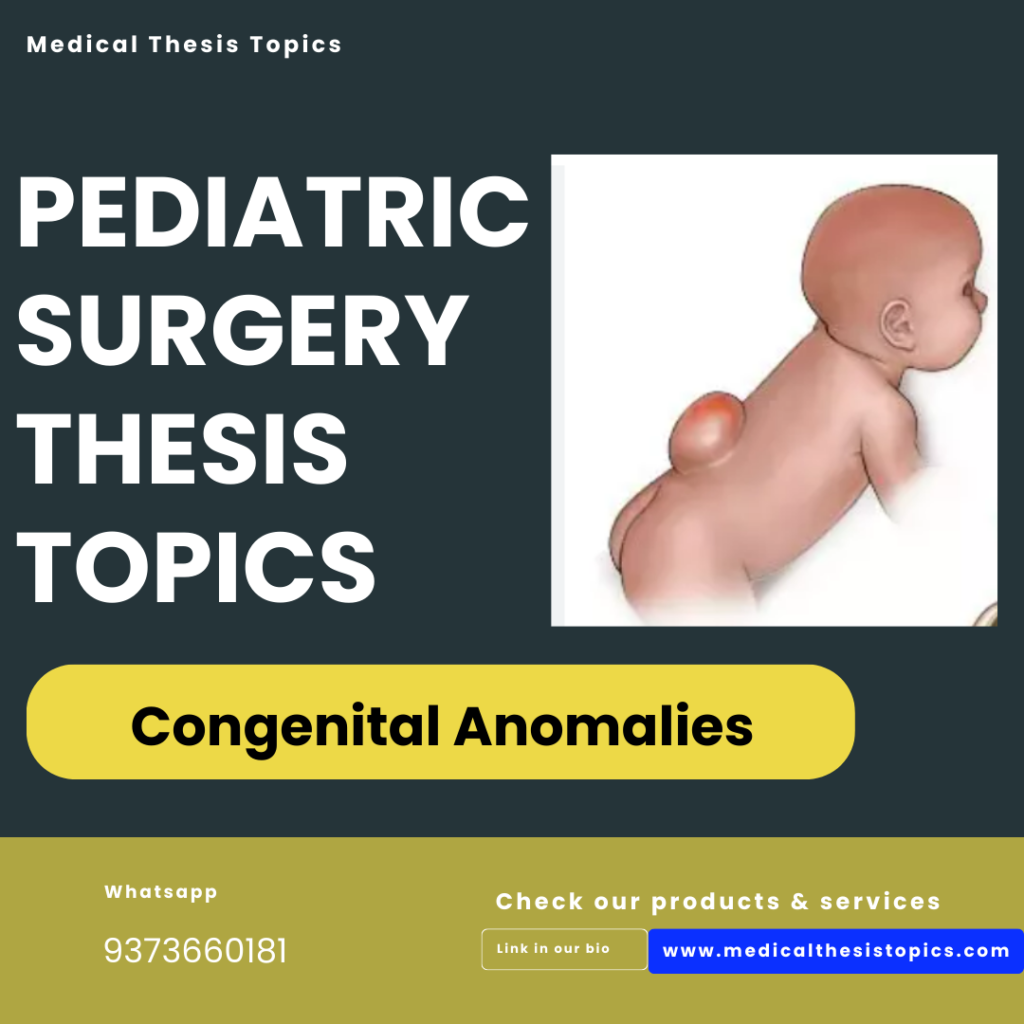 congenital anomalies