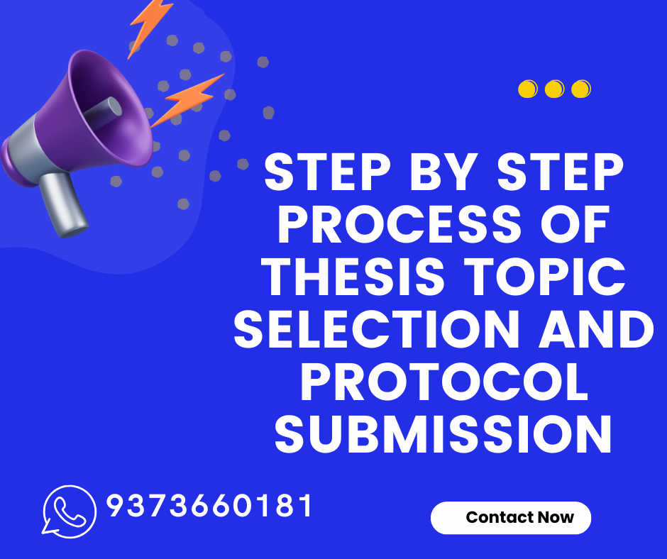 thesis topic selection for MD and DNB