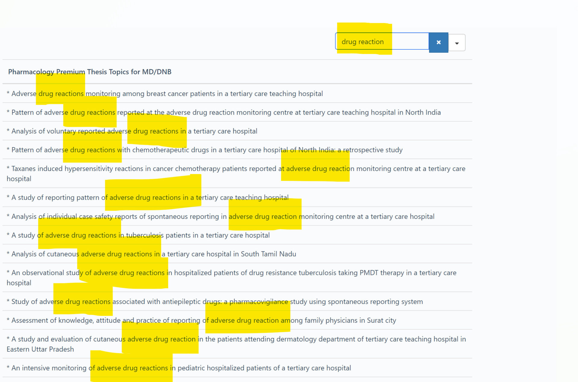 Pharmacology visual data 4