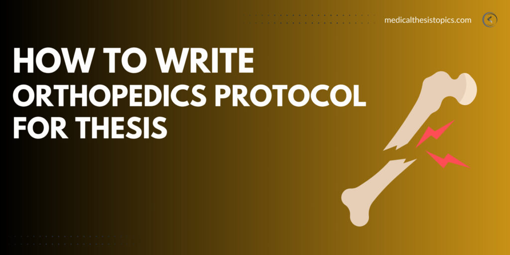 Orthopedics synopsis