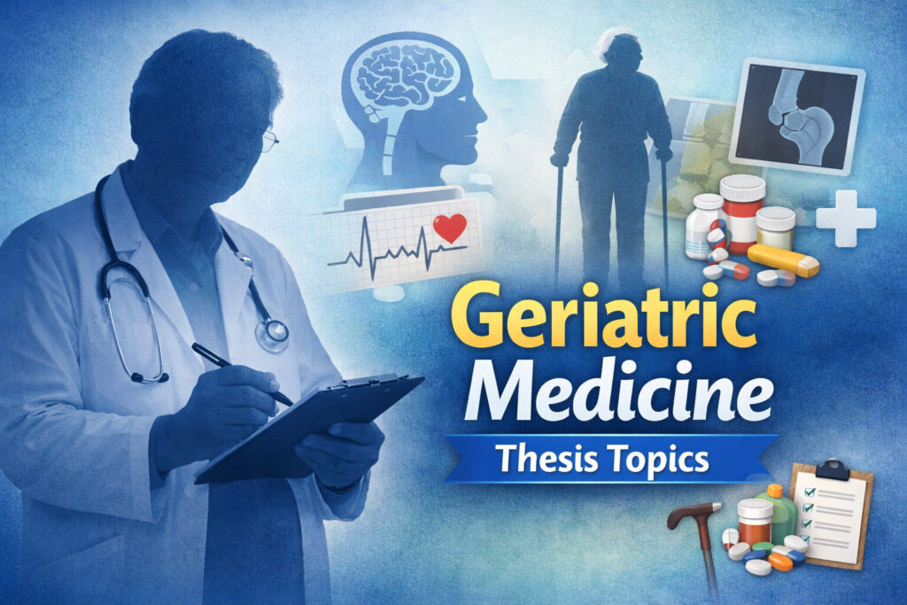 Geriatric Medicine Thesis Topics