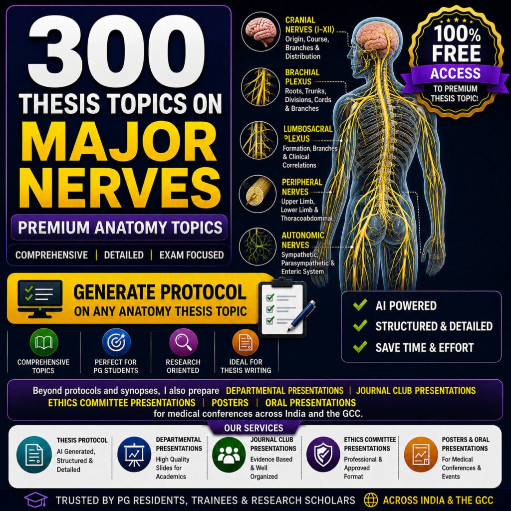 anatomy dissertation topics on major nerves