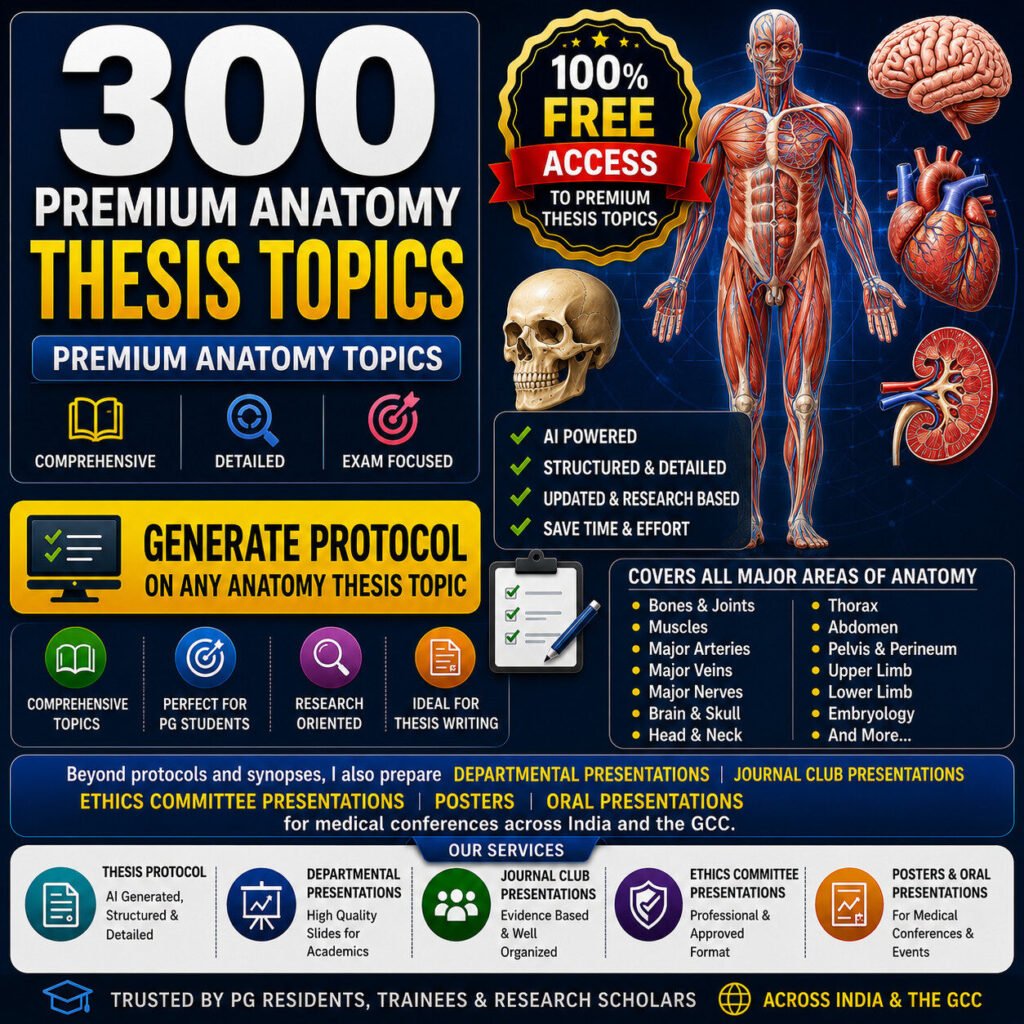 Premium Anatomy DIssertation Topics